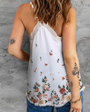 Mesh Striped Cutout Off Shoulder Long Sleeve Tank Top