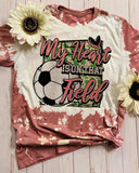Soccer  Bleach Print Casual T-Shirt