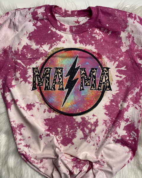 Mama Lightning Bleached T-Shirt