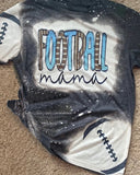 Football Mama Bleached Shirt