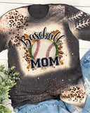 Baseball Mom Bleached Shirt