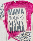 Mama Bleached Print T-shirt